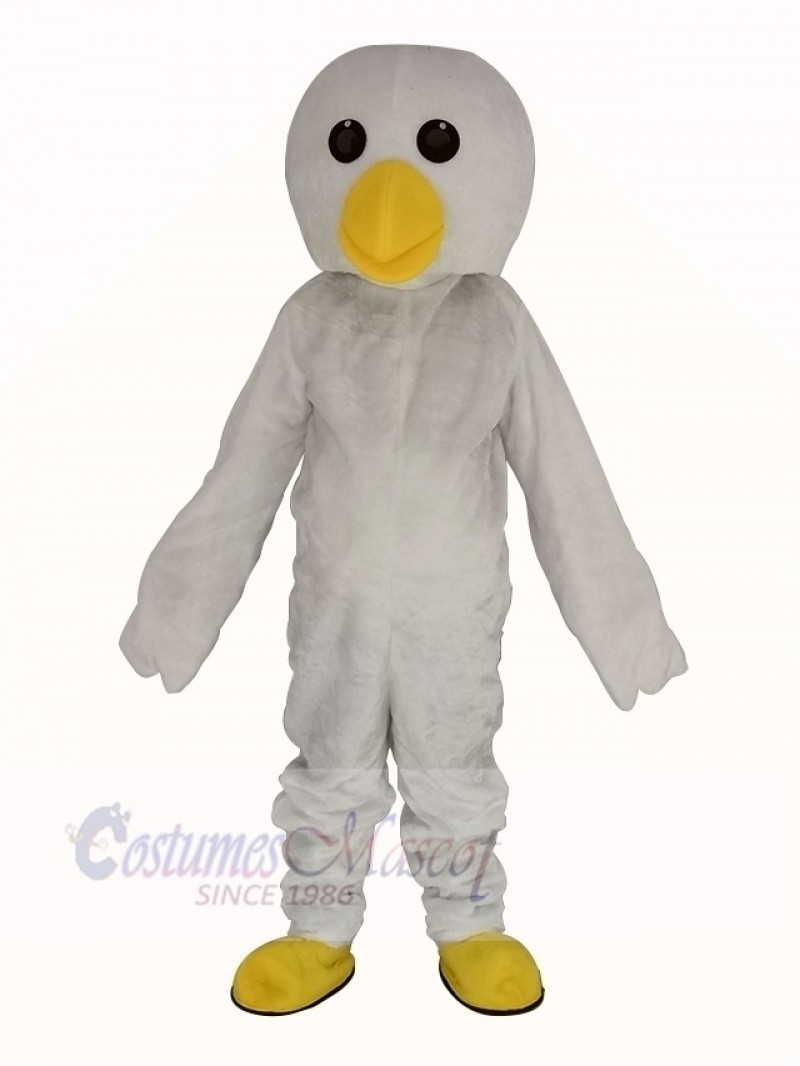 White Chick Mascot Costume