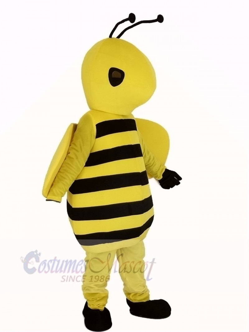 Cute Yellow Bee Mascot Costume