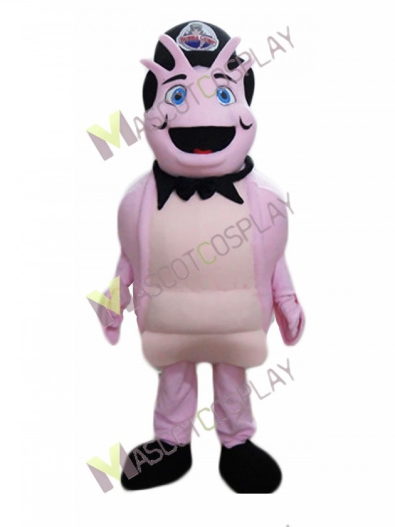 High Quality Adult Pink Shrimp Mascot Costume