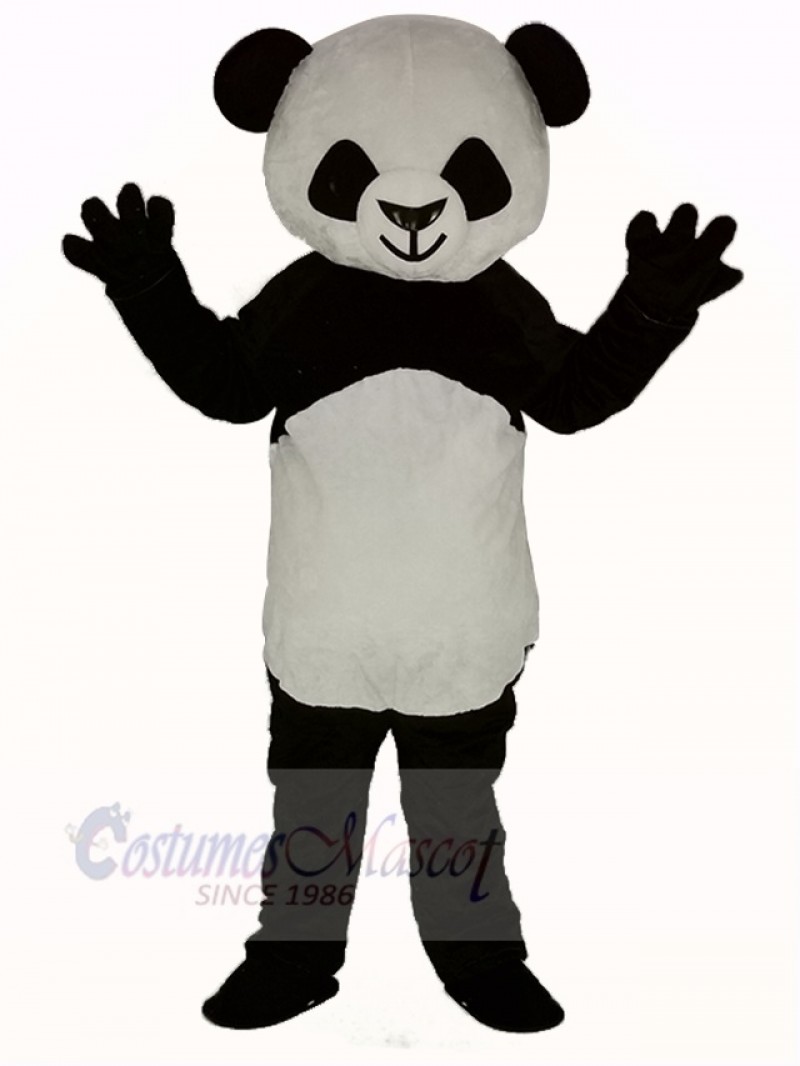 Cute Shorthair Panda Mascot Costume