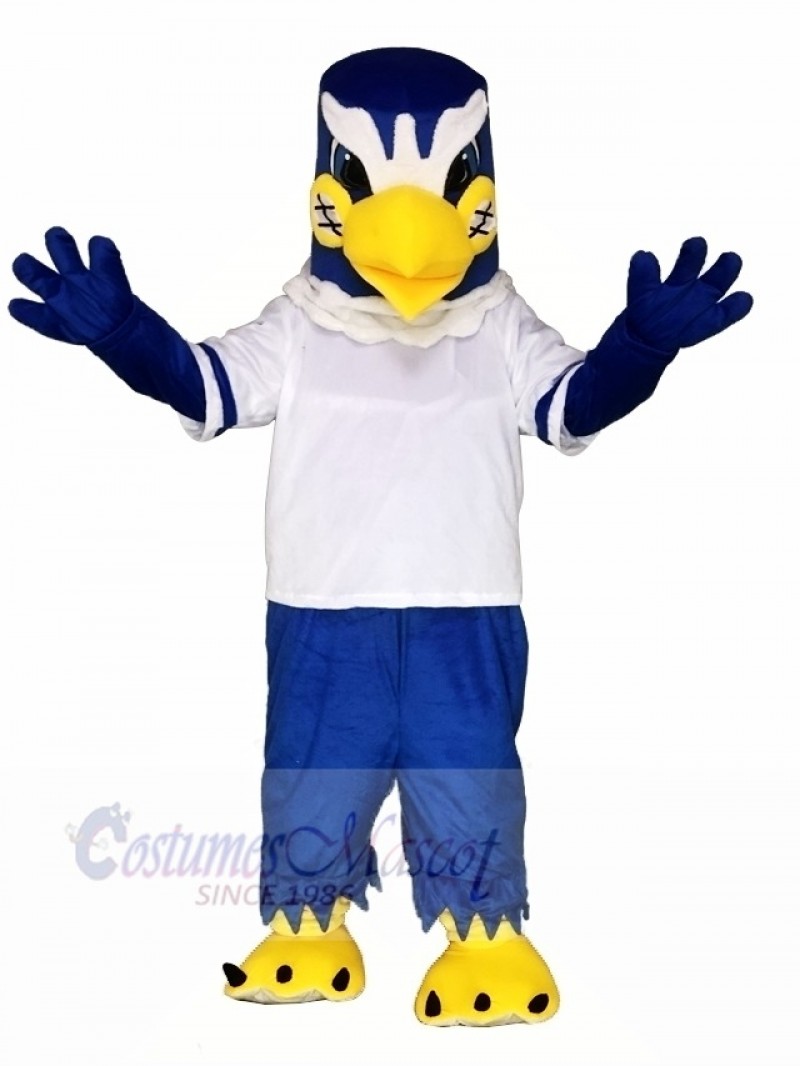 Royal Blue Falcon Eagle Mascot Costumes Bird Animal