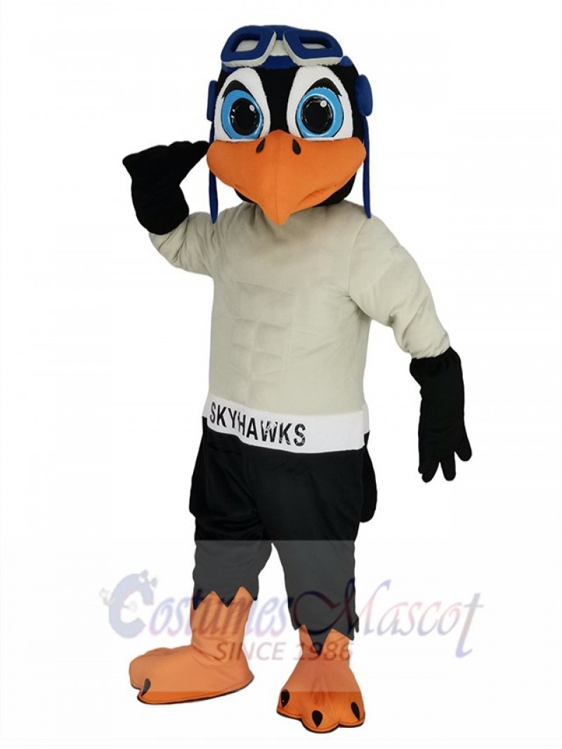 Skyhawk mascot costume