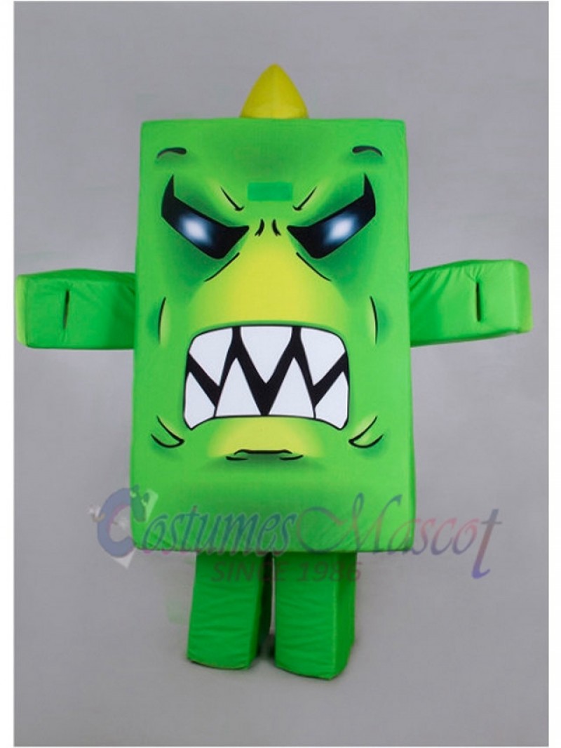 Cube Monster Mascot Costume