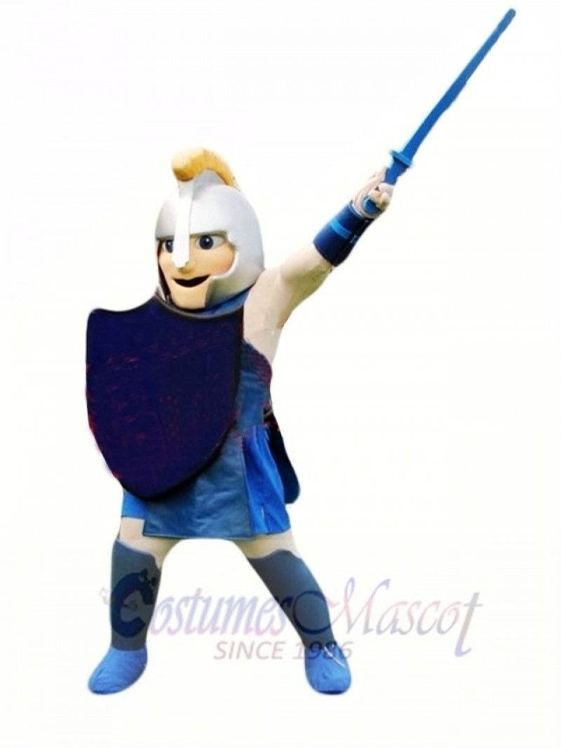 Happy Lightweight Warrior Mascot Costume 