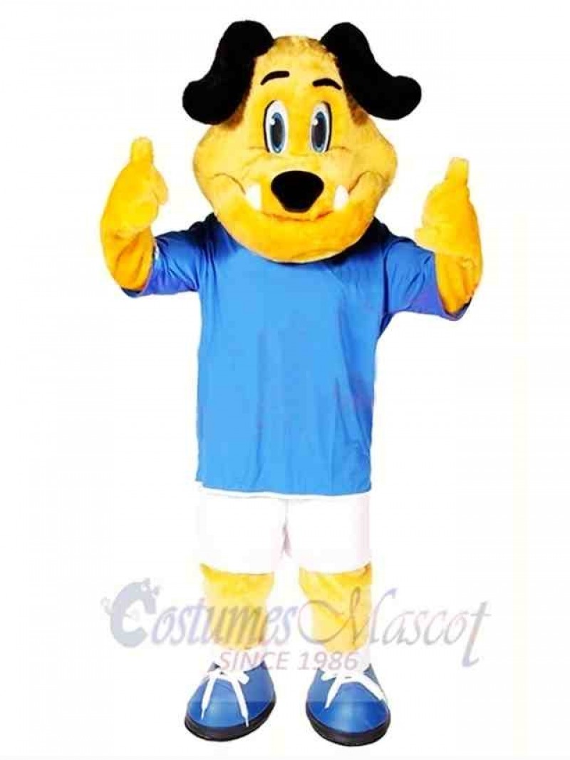 Sporty Bulldog Mascot Costume 
