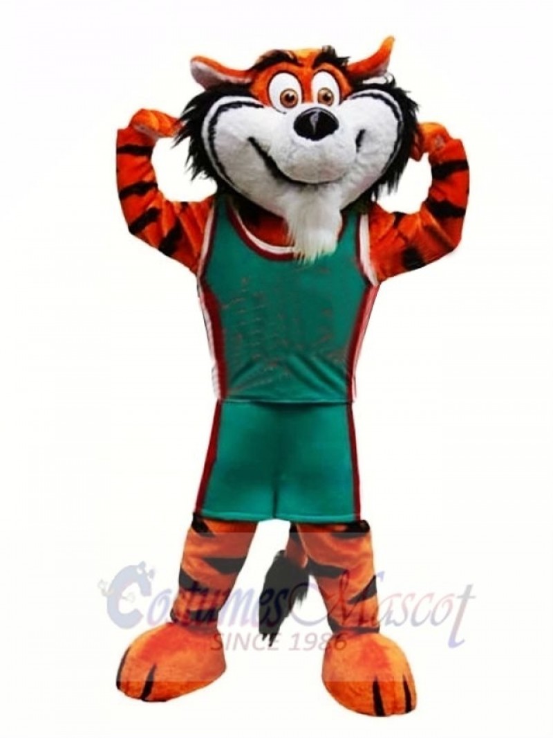 Sport School Tiger Mascot Costume 