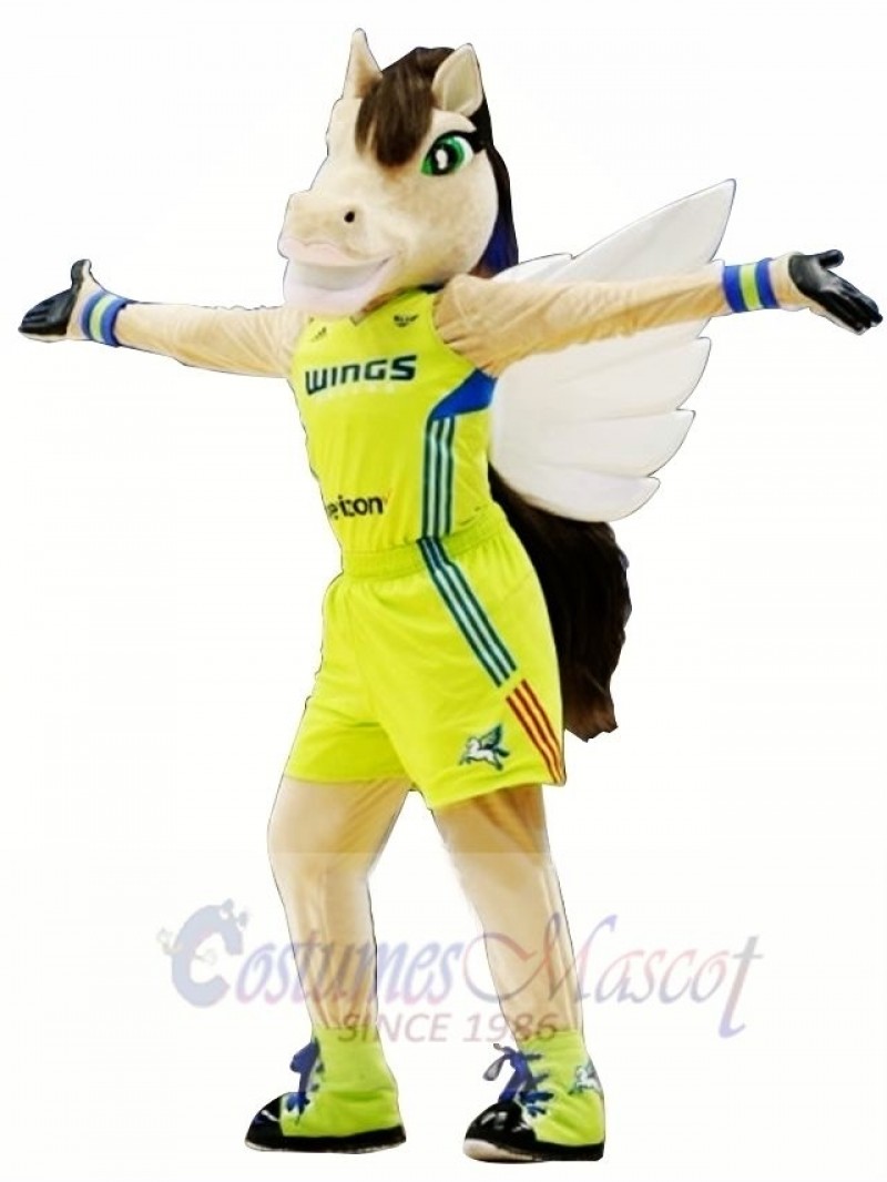 The Dallas Wings Mascot Costume 