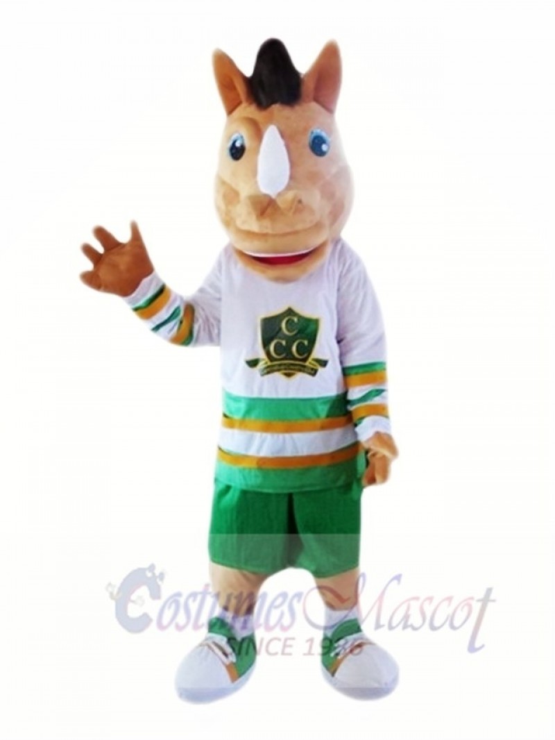 Brwon Unicorn Mascot Costumes Cartoon