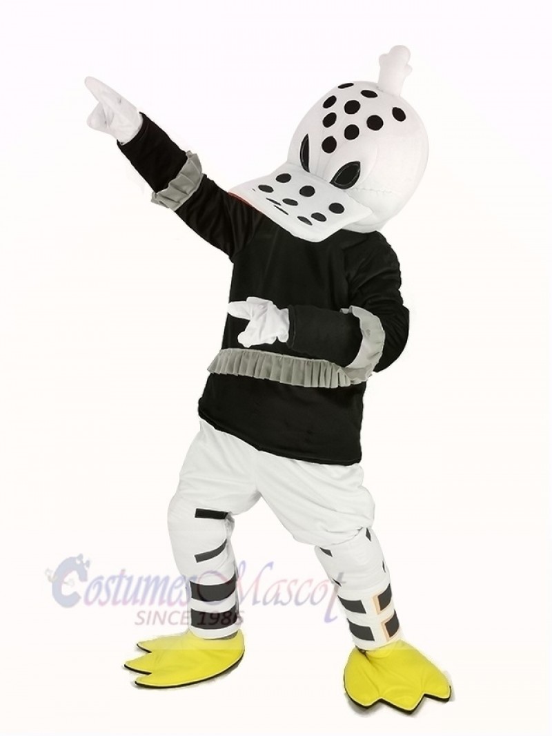 Wild Wing Duck Mascot Costume Ice Hockey Player