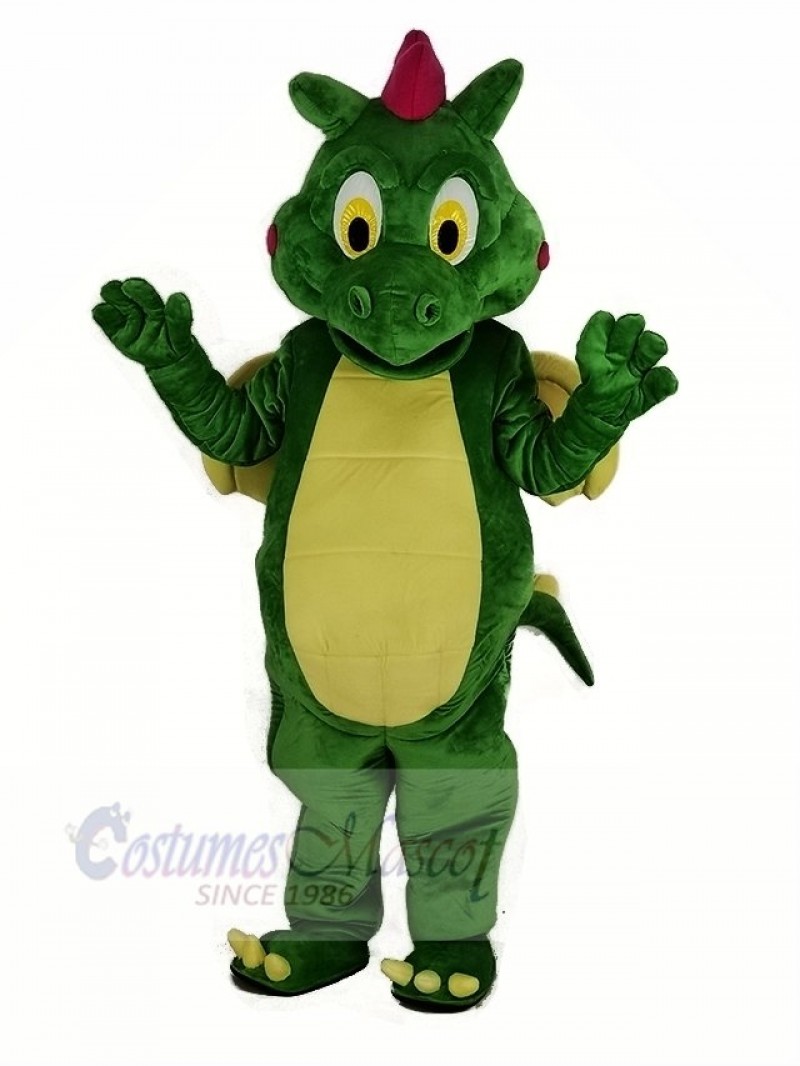 Green Fly Dragon Mascot Costume Adult