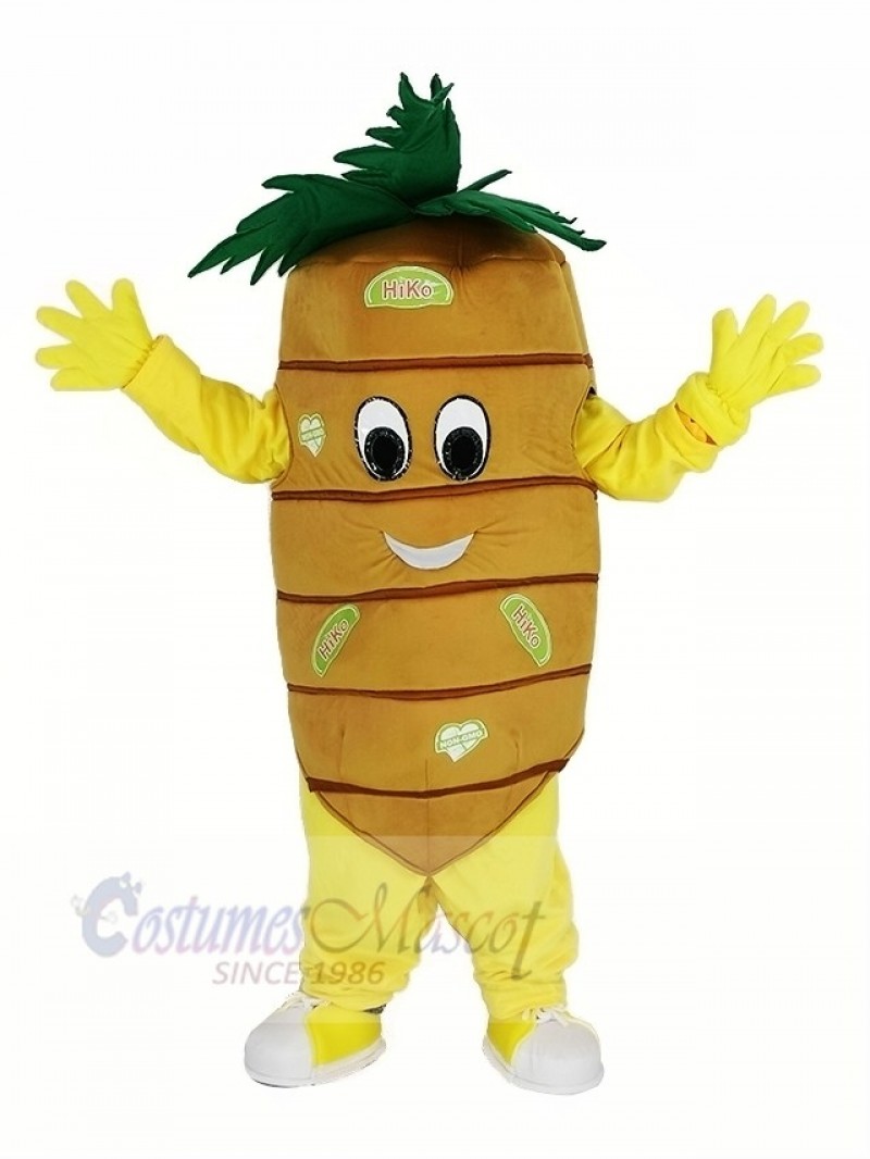 Orange Carrot Vegetable Mascot Costume Cartoon	