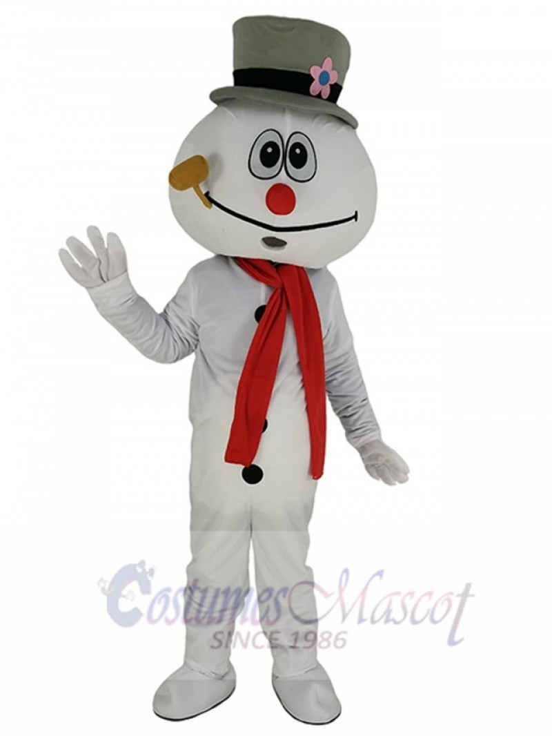 Snowman mascot costume