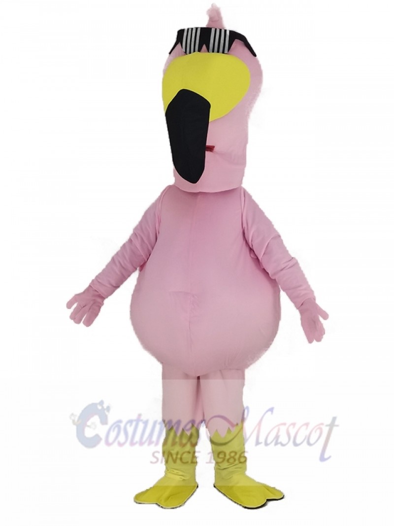 Pink Flamingo Bird Mascot Costume Animal