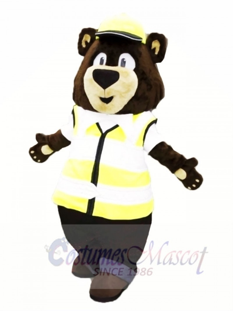 Carl Bear Social Worker Mascot Cotsumes Bear