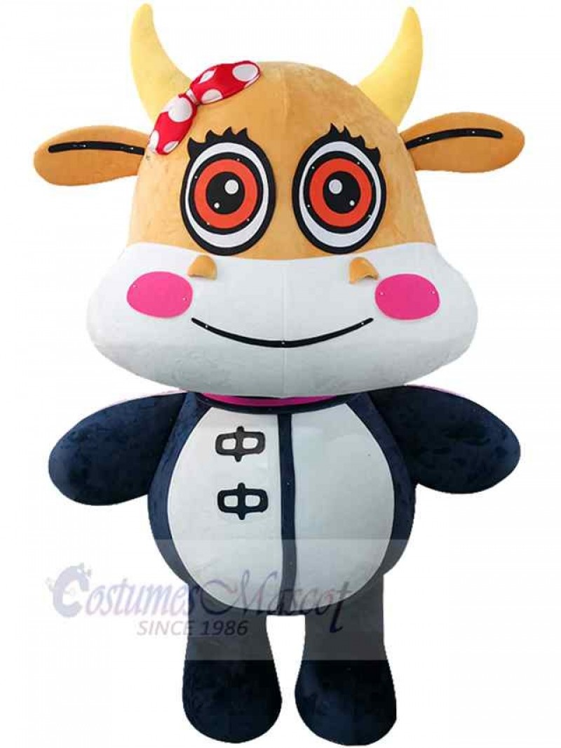 Cow mascot costume