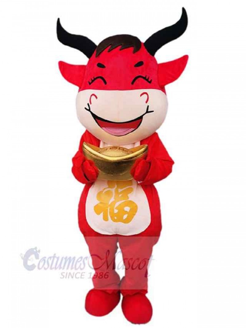 Cow mascot costume