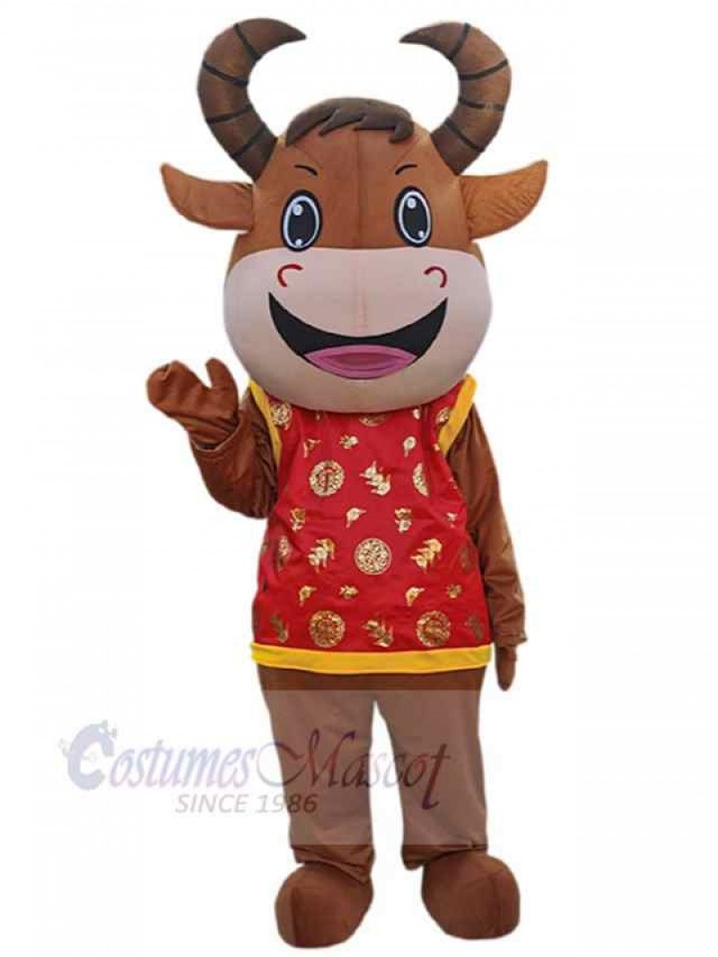 Cow mascot costume