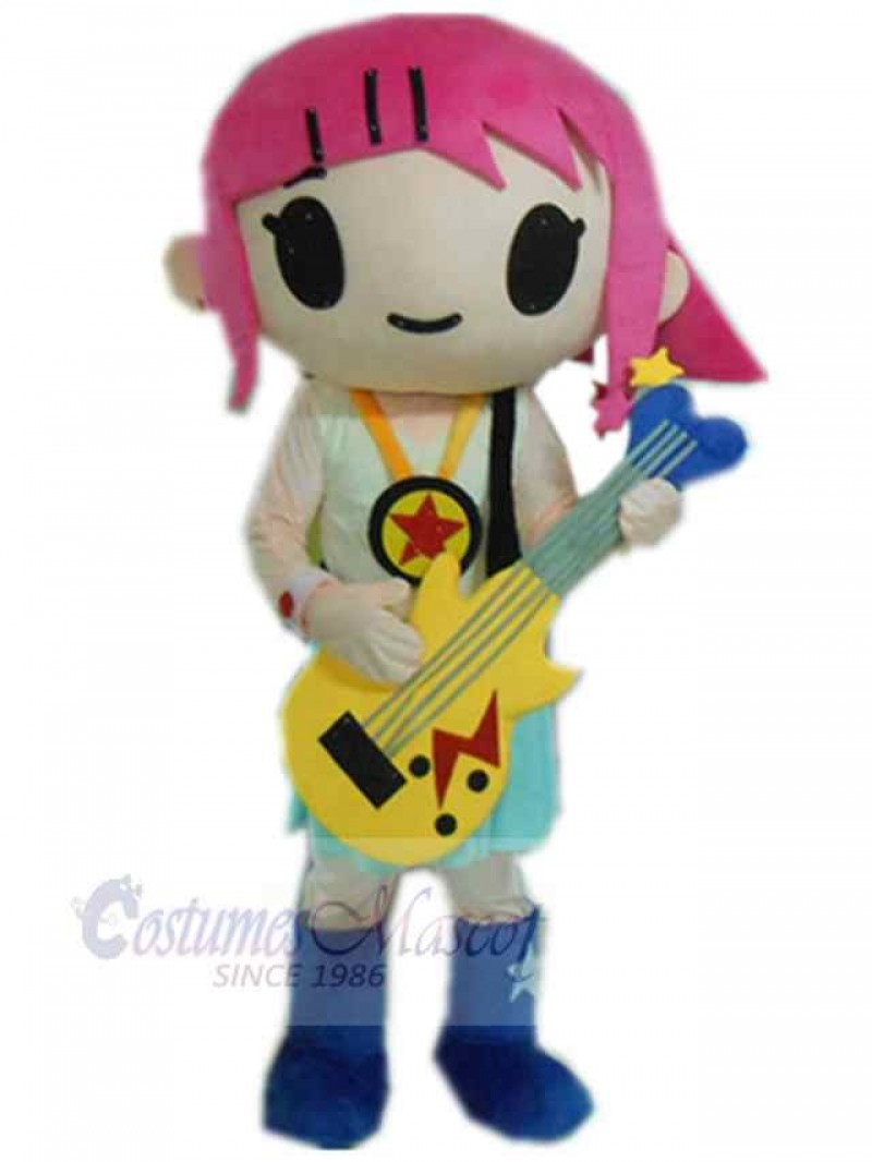 Girl mascot costume