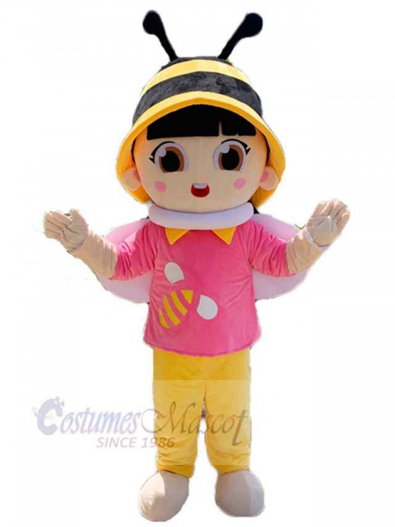 Girl mascot costume