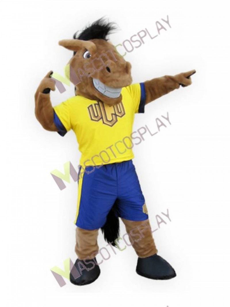 New Sport Team Broncho Horse Mascot Costume