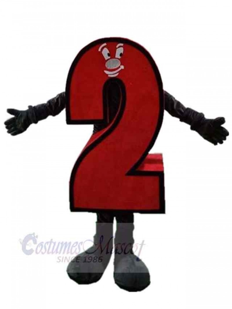 Arabic Number mascot costume