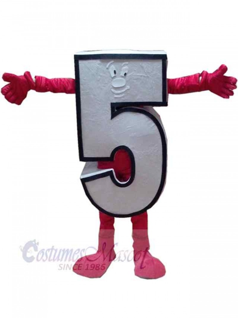 Arabic Number mascot costume