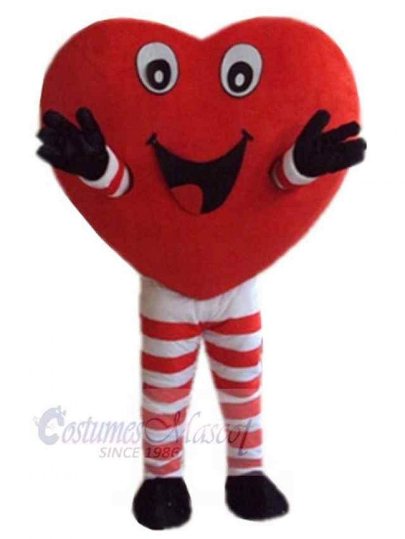 Heart mascot costume