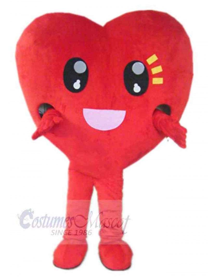 Heart mascot costume