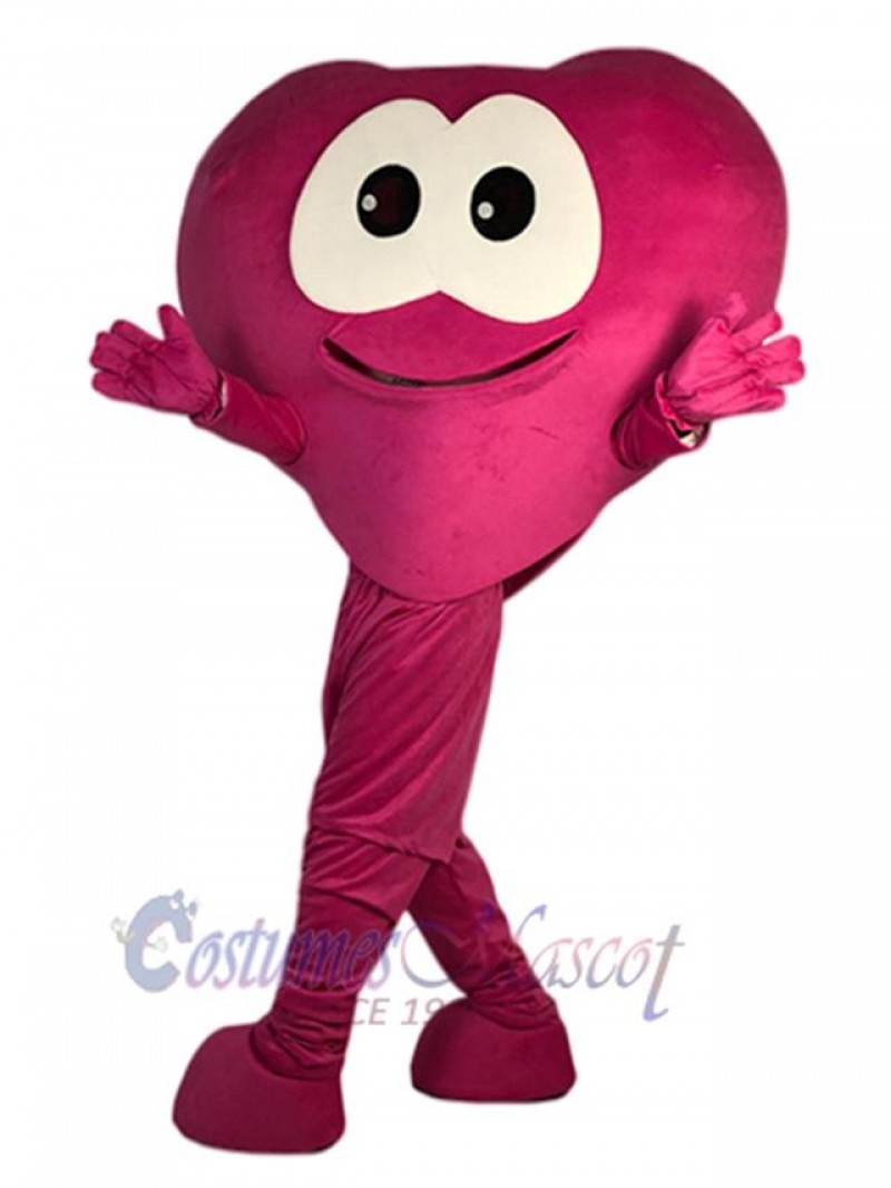 Heart mascot costume