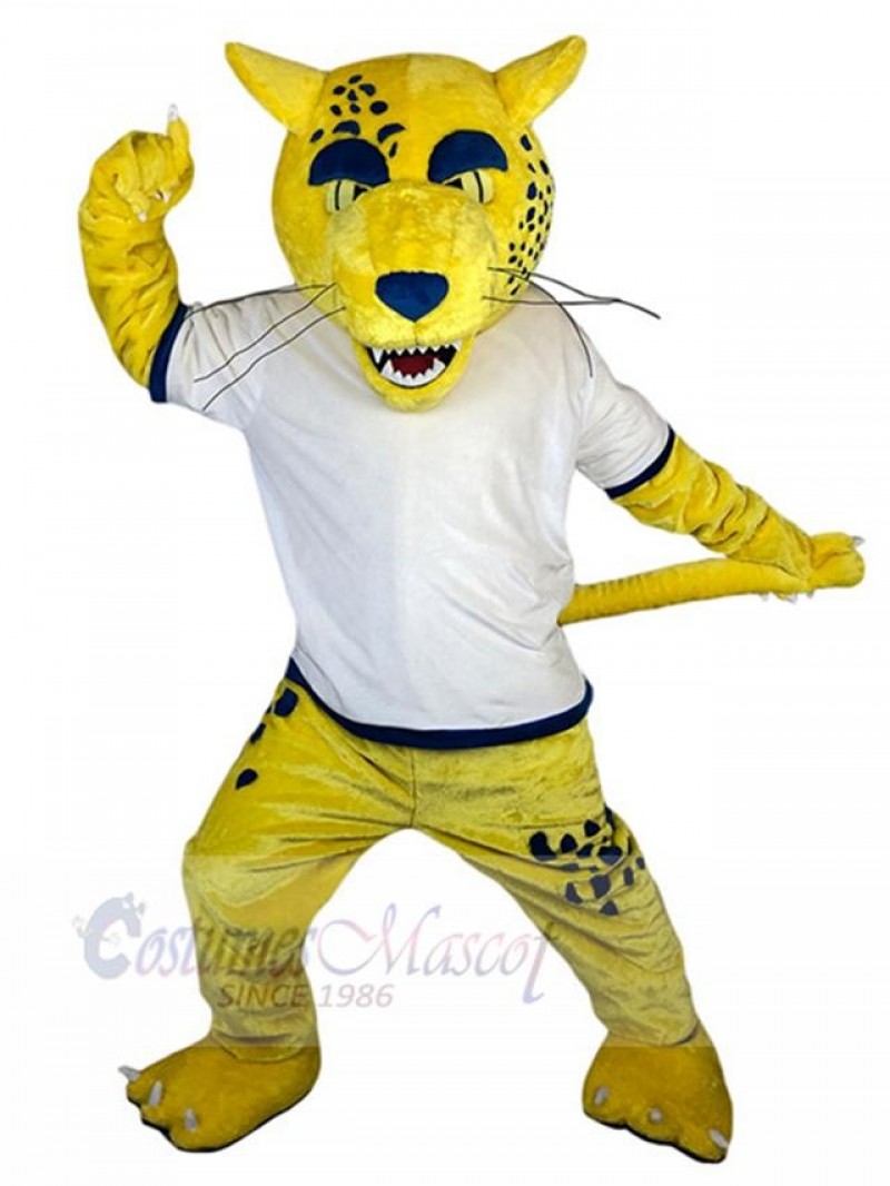 Leopard mascot costume