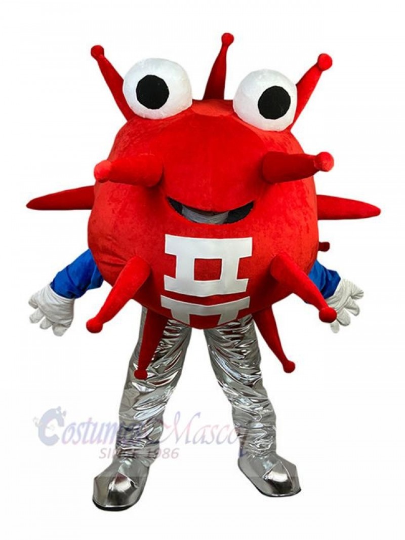Virus mascot costume