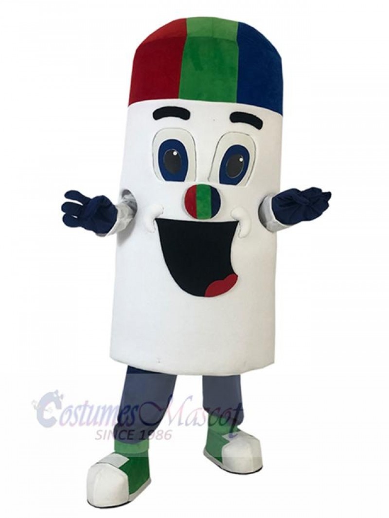 Pill mascot costume