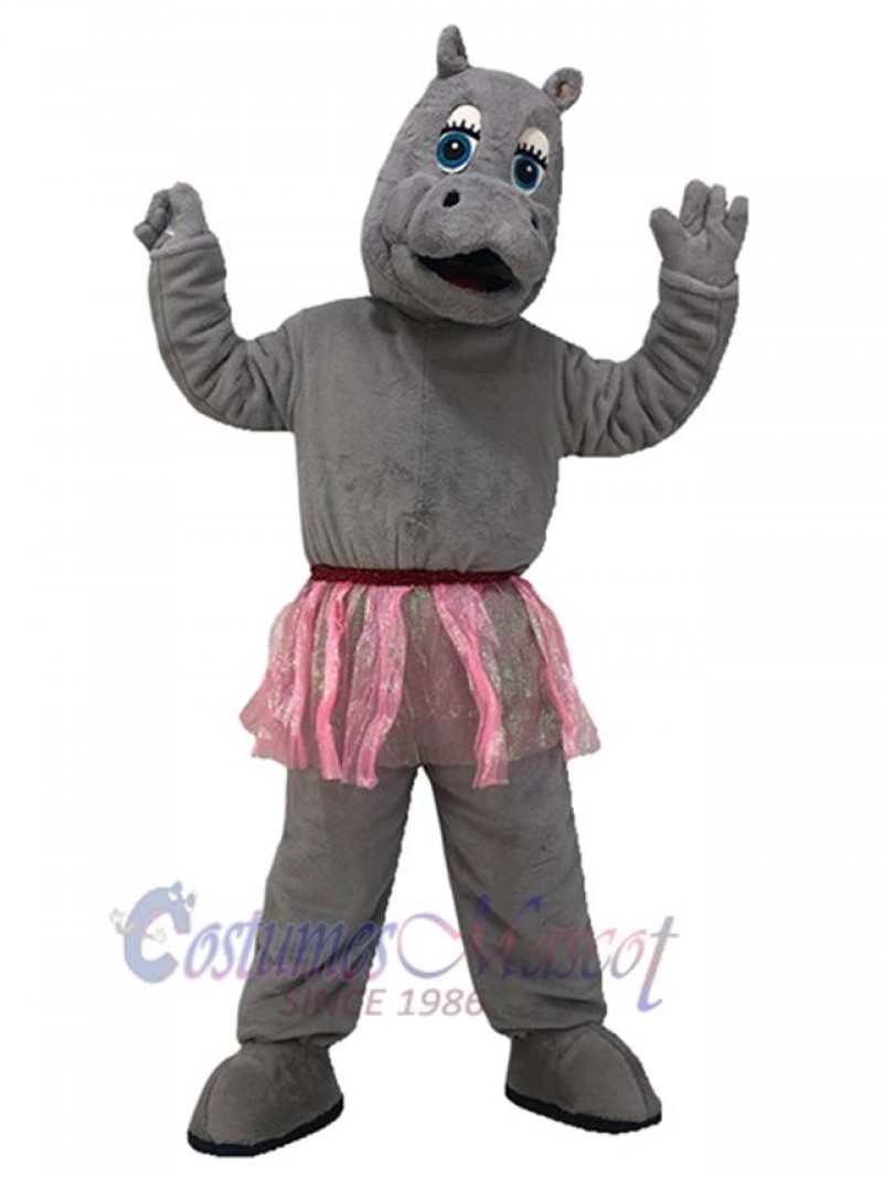 Hippo mascot costume