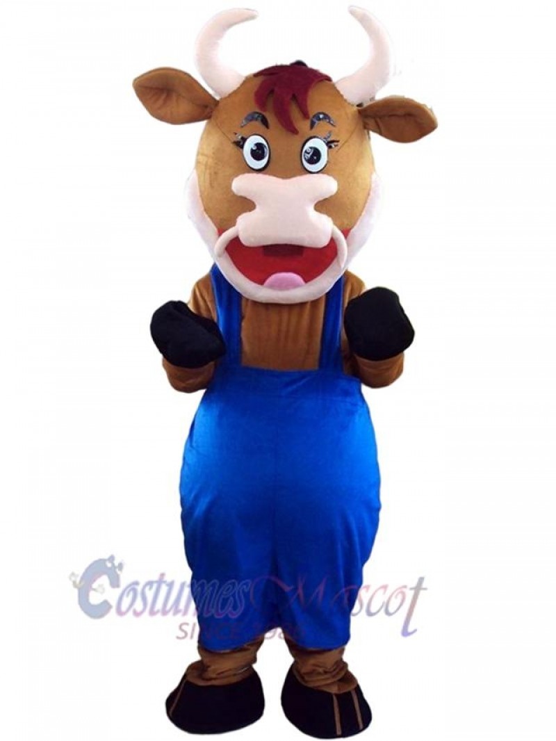Cow mascot costume