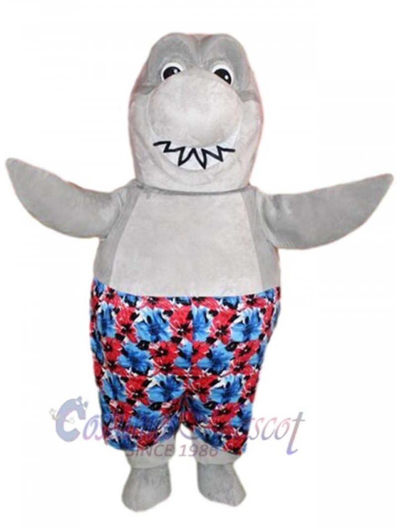 Shark mascot costume