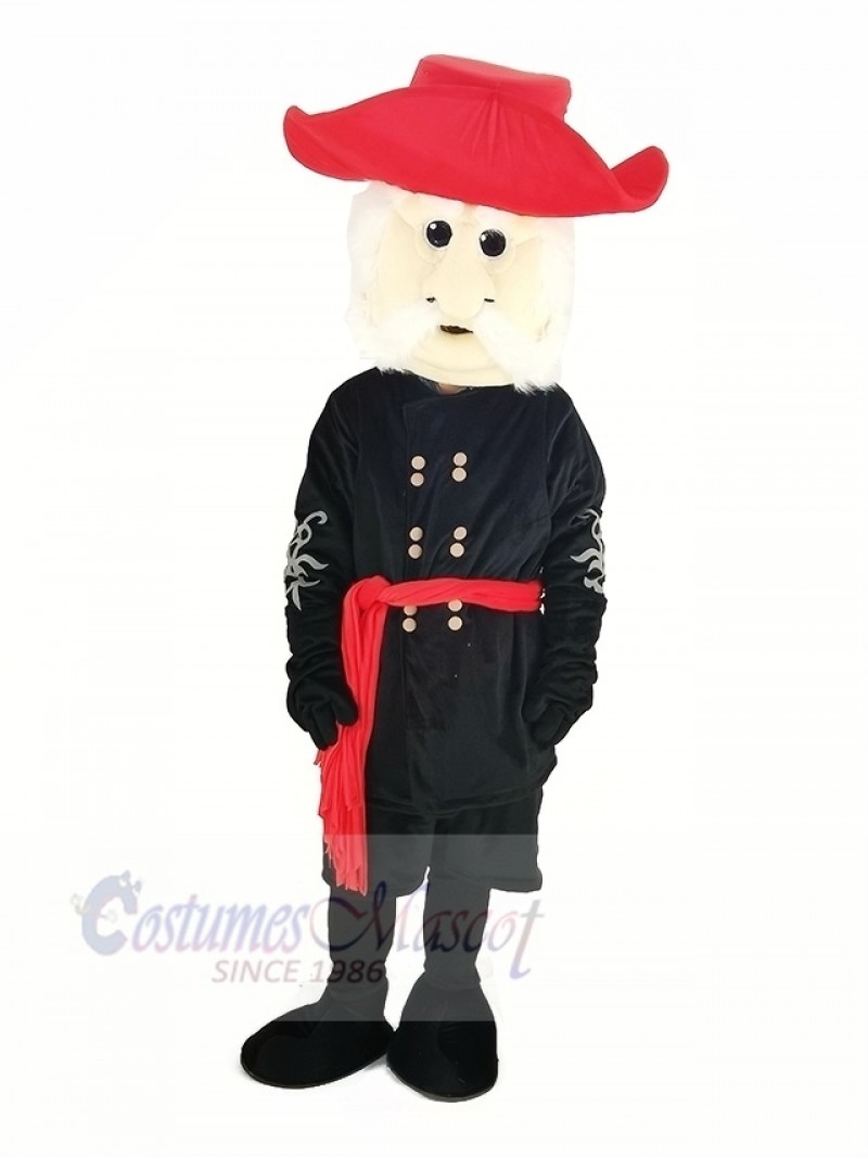 Rebel with Red Hat Mascot Costume People