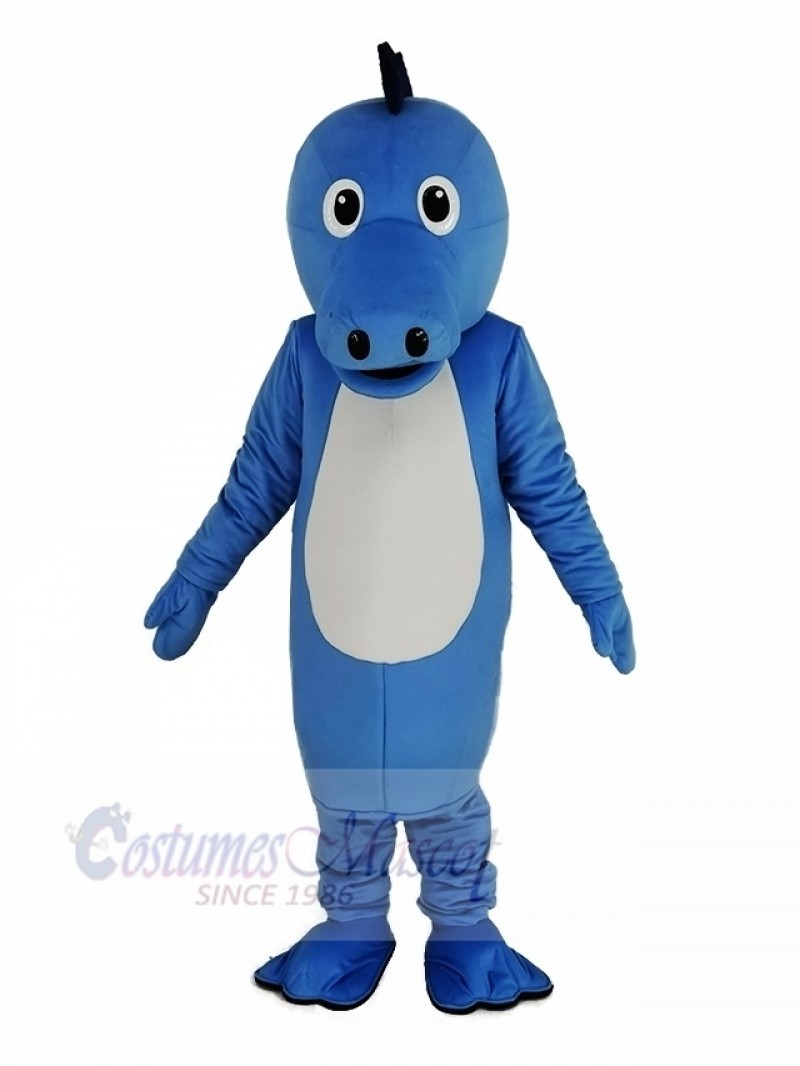 Blue Henry Seahorse Mascot Costume Animal