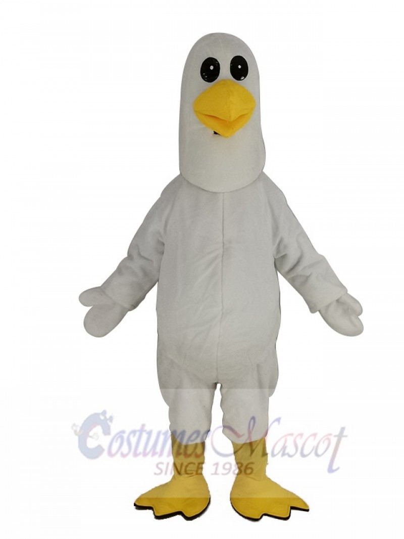 White Seagull Bird Mascot Costume