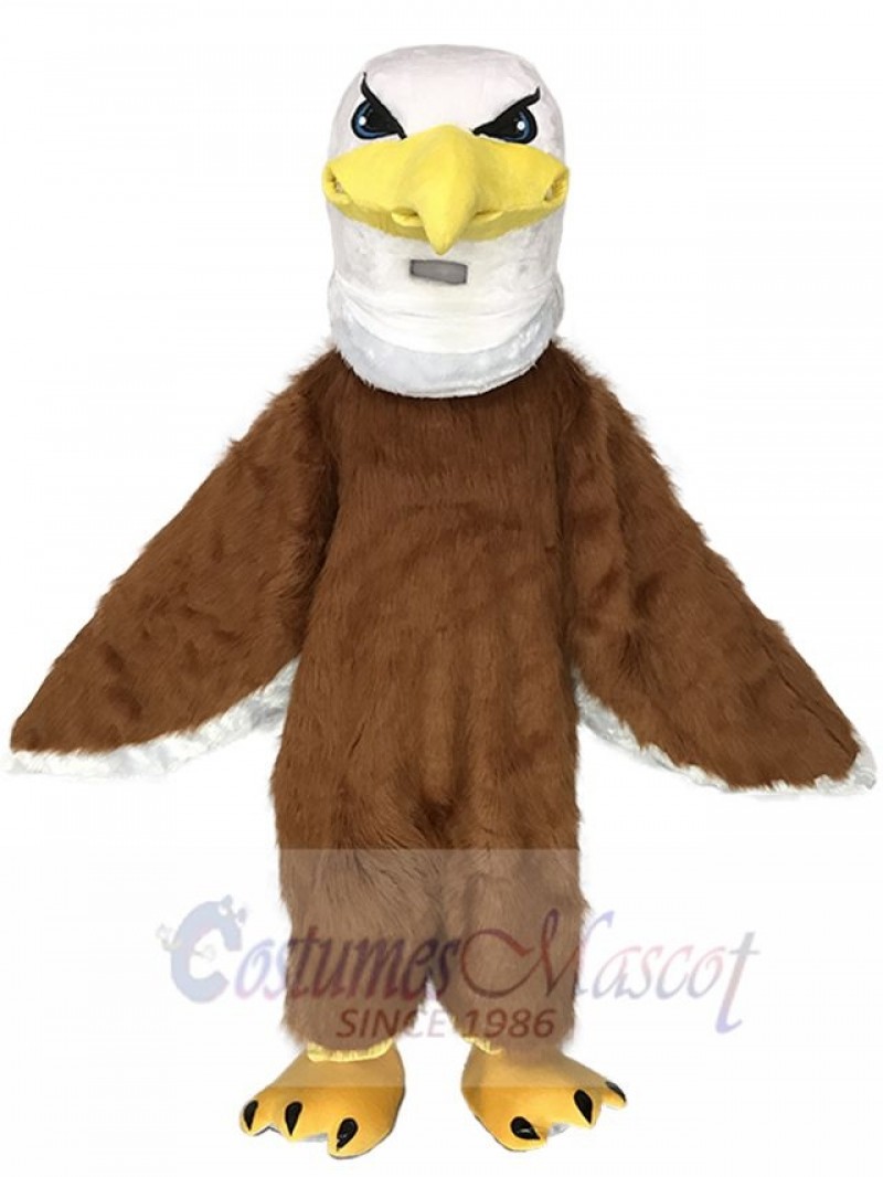 Fierce Mr. Majestic Eagle Long Hair Mascot Costume