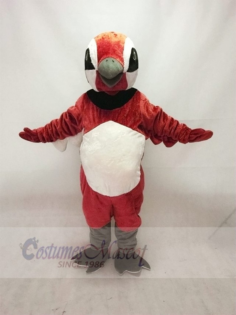 Red Brown Quail Mascot Costume Animal 