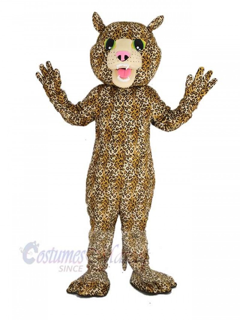 Cute Big Cat Leopard Mascot Costume Animal