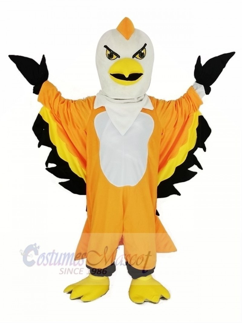 Orange Thunderbird Mascot Costume Animal