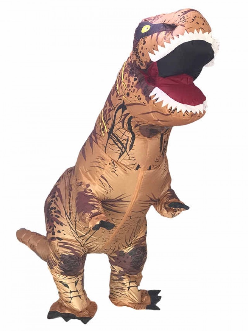 Adult Inflatable T-Rex Costume Dinosaur Halloween Suit Cosplay Fantasy Costume 