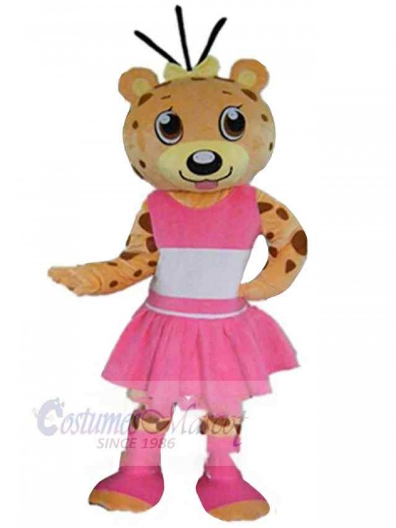 Leopard mascot costume