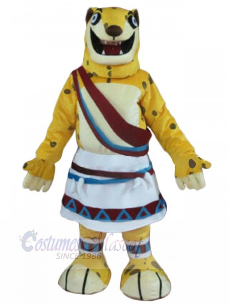 Leopard mascot costume
