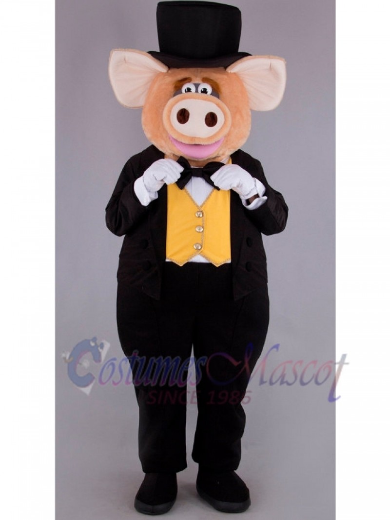 Pig mascot costume
