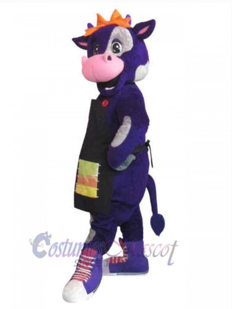 Cow mascot costume