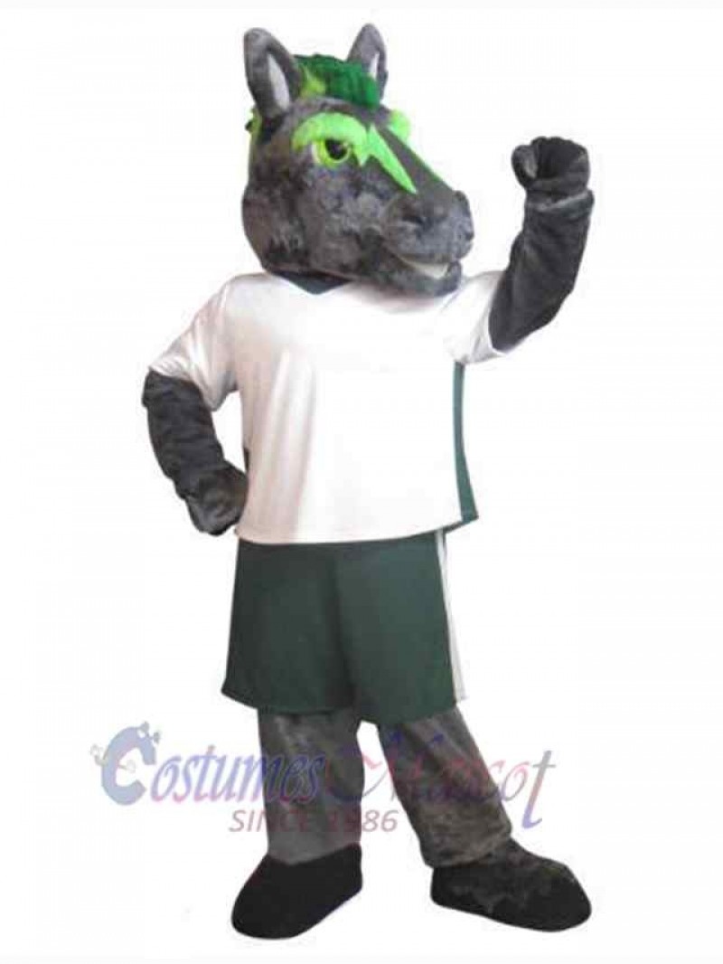 Mustang Horse mascot costume