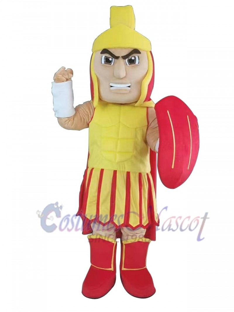 Spartan mascot costume