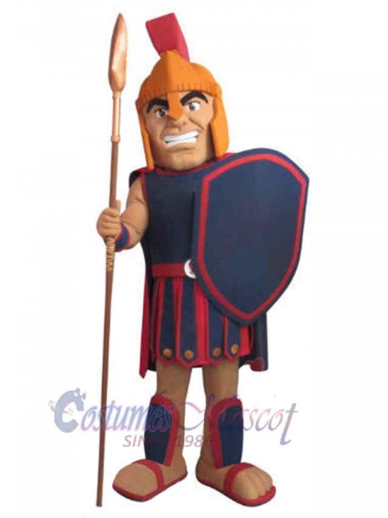 Spartan Trojan mascot costume